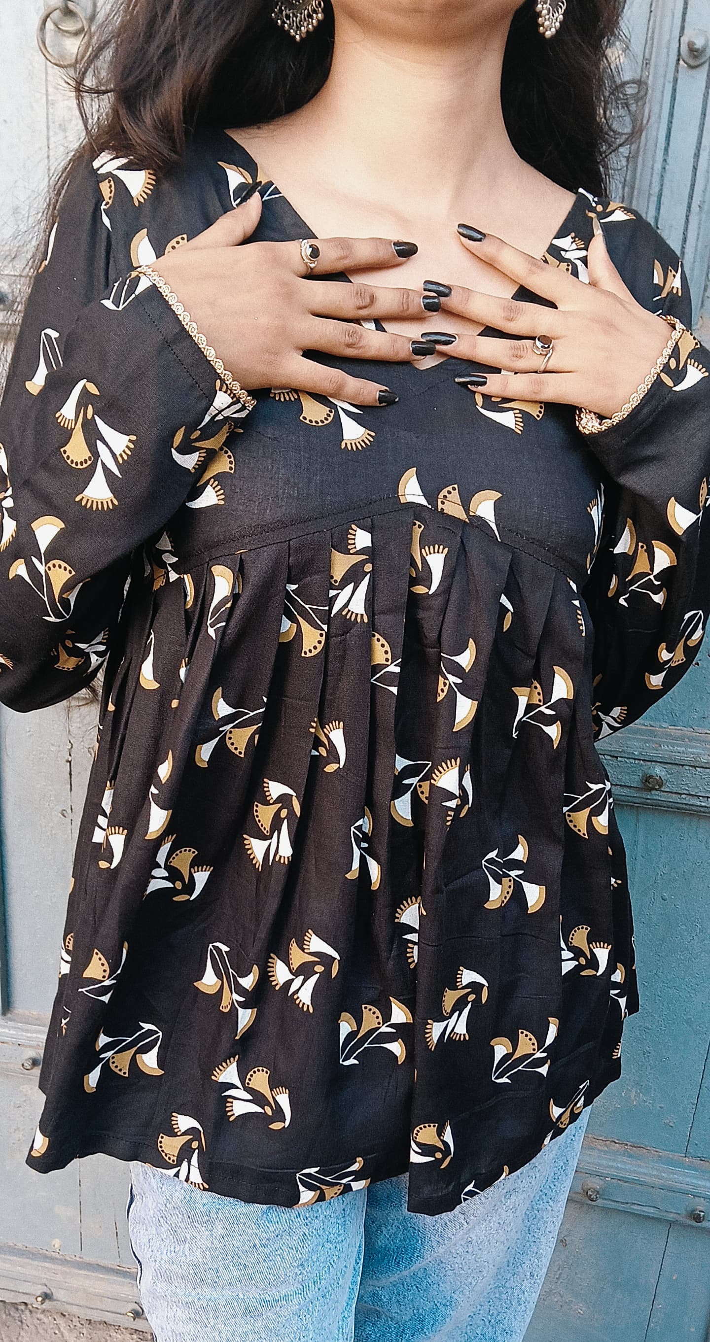 Peplum kurti